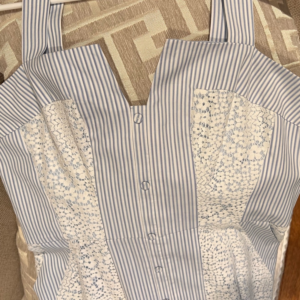 BCBG LACE TOP INSET DRESS - Picture 9 of 11